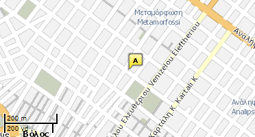 Location of business on map