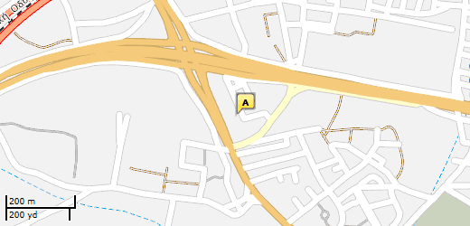 Location of business on map