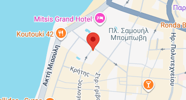 Location of business on map