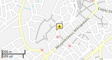 Location of business on map