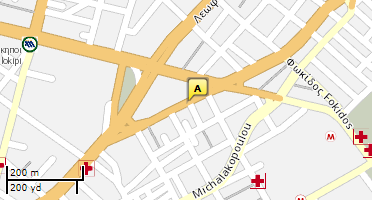 Location of business on map