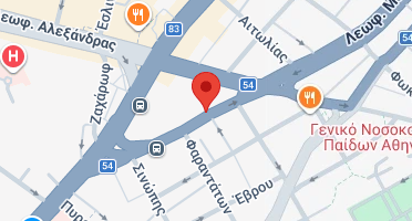 Location of business on map