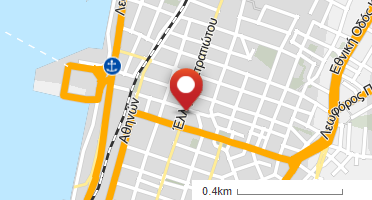 Location of business on map