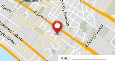Location of business on map