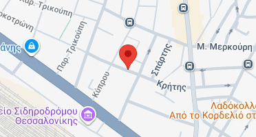 Location of business on map