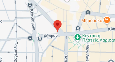Location of business on map