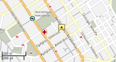 Location of business on map