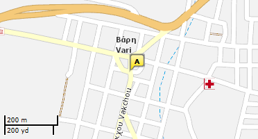 Location of business on map
