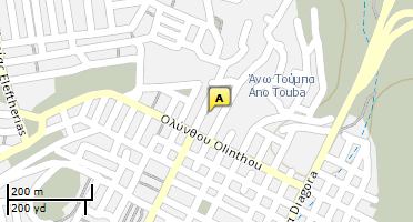 Location of business on map