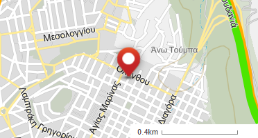 Location of business on map
