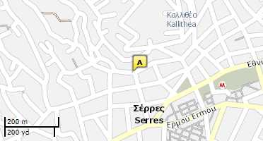 Χάρτης και σημείο της επιχείρησης