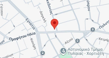 Location of business on map
