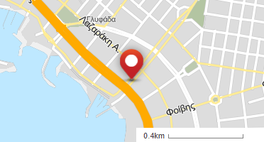 Location of business on map
