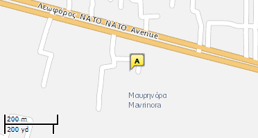 Location of business on map