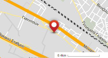 Location of business on map