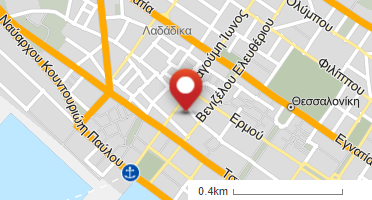 Location of business on map