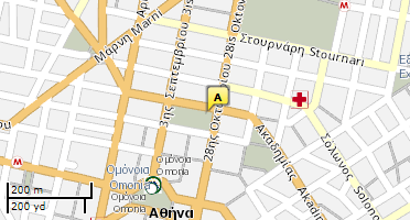 Location of business on map