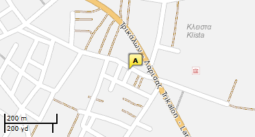 Location of business on map