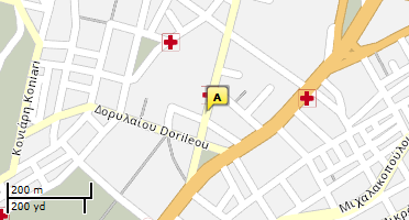Location of business on map
