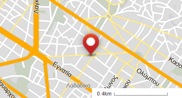 Location of business on map