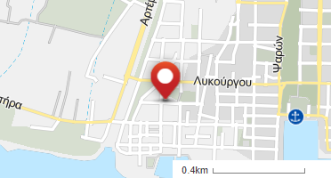 Location of business on map