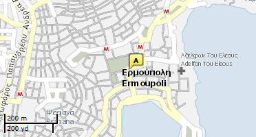 Location of business on map