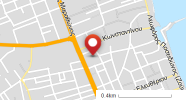 Location of business on map