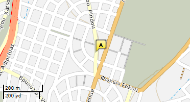 Location of business on map