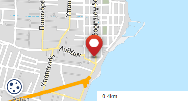 Location of business on map