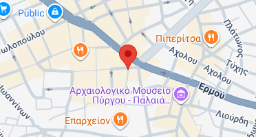 Location of business on map