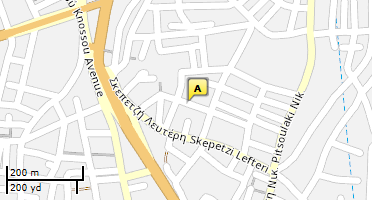Location of business on map