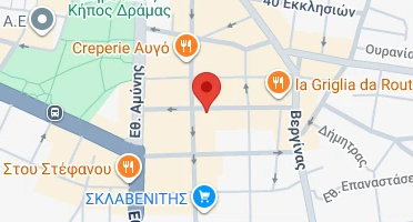 Location of business on map