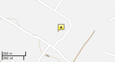 Location of business on map