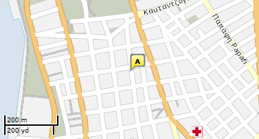 Location of business on map