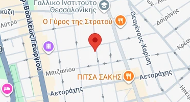 Location of business on map