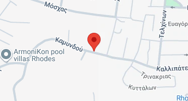 Location of business on map