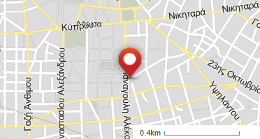 Location of business on map
