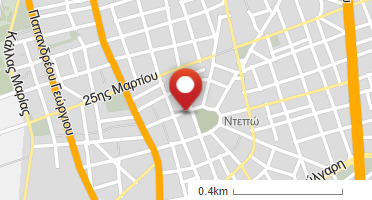 Location of business on map