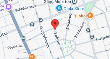 Location of business on map