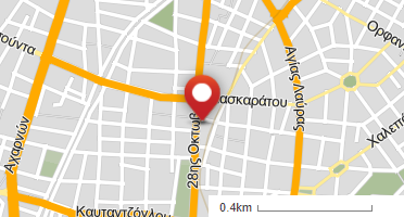 Location of business on map