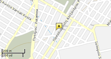 Location of business on map