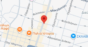 Location of business on map