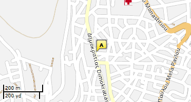 Location of business on map