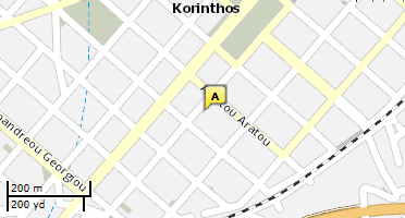 Location of business on map