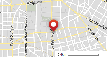 Location of business on map