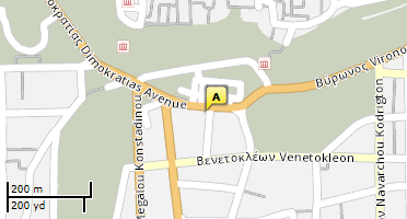 Location of business on map