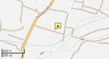 Location of business on map