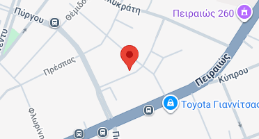 Location of business on map
