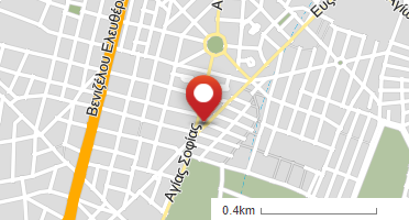 Location of business on map