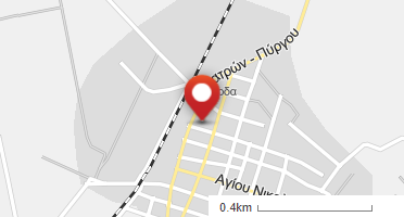 Location of business on map
